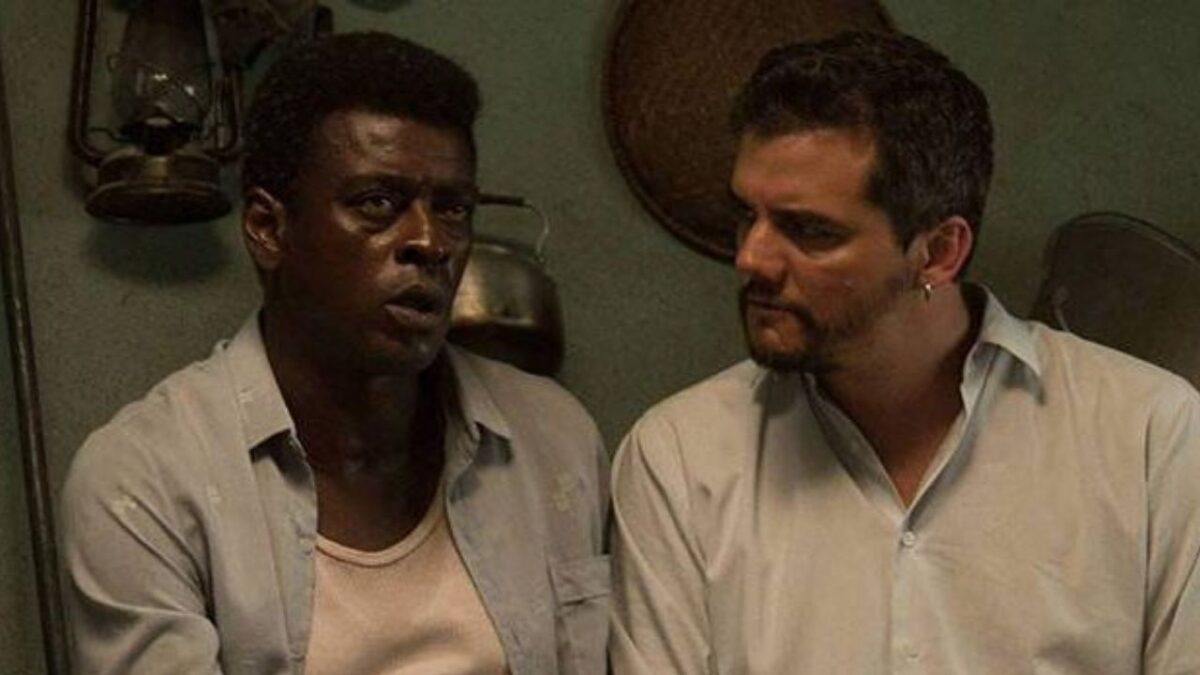 Seu Jorge e Wagner Moura, em trecho do filme Marighella