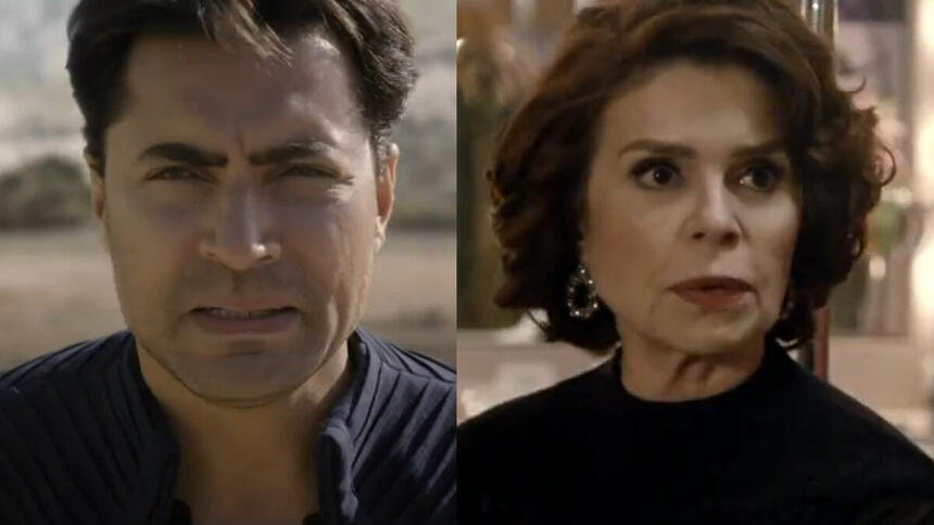 Carlo Porto, como Saul em Reis, em montagem com Françoise Forton, como Olympia em Amor sem Igual