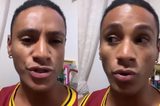 Ney Lima falando sobre A Fazenda no Instagram