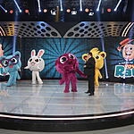 Bolofofos no palco do Programa Raul Gil
