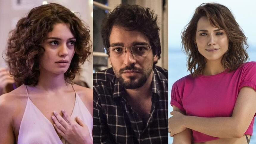 Sophie Charlotte, Humberto Carrão e Letícia Collin em uma montagem