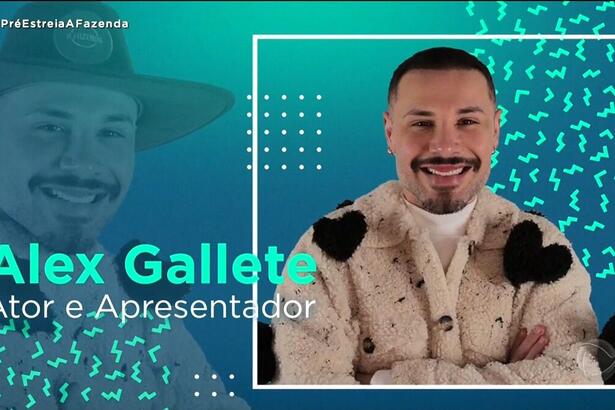 Alex Gallete participante de A Fazenda 14