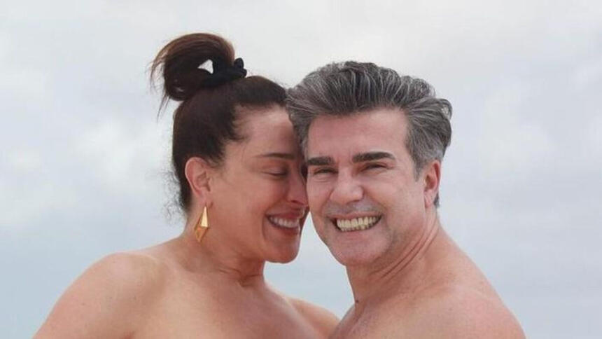 Claudia Raia e Jarbas Homem de Mello juntos