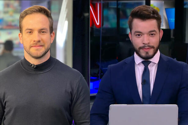 Daniel Adjuto e Alisson Negrini em uma montagem