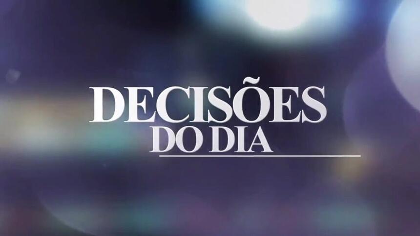 Logo do programa Decisões do Dia, no SBT