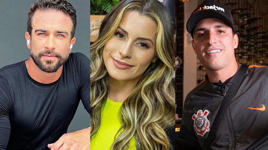 Erasmo Viana, Arícia Silva e Felipe Prior em uma montagem