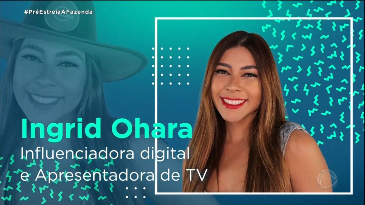 Ingrid Ohara A Fazenda 14
