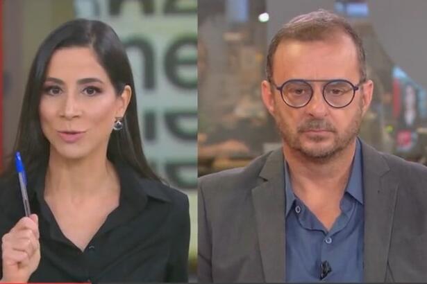 Julia Duailibi e Octávio Guedes no GloboNews Mais