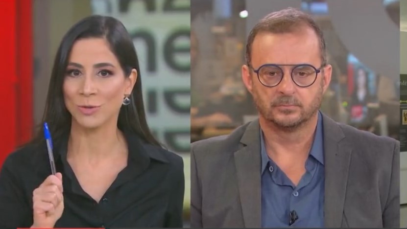 Julia Duailibi e Octávio Guedes no GloboNews Mais