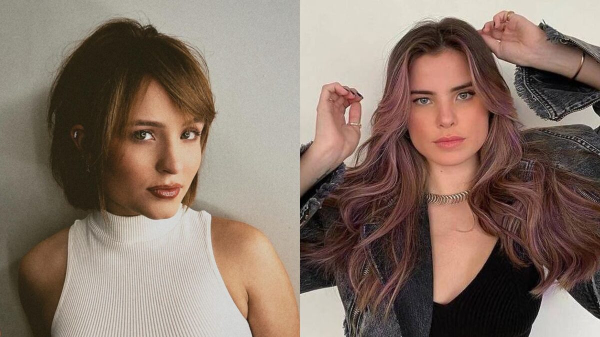 Larissa Manoela e Giulia Be em uma montagem