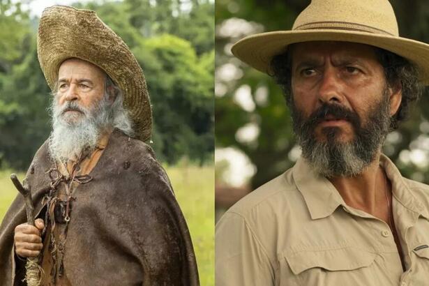 Osmar Prado e Marcos Palmeira em uma montagem