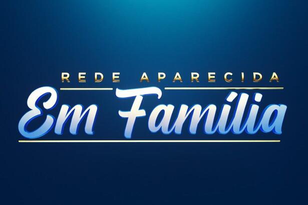 Logo do programa especial Rede Aparecida em Família