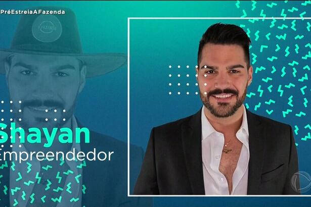 Shayan participante A Fazenda 14