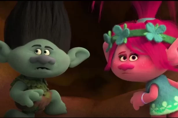 Trecho do filme Trolls, exibido pela TV Globo na Sessão da Tarde