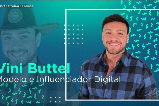 Vini Buttel participante de A Fazenda 14