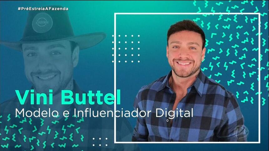 Vini Buttel participante de A Fazenda 14