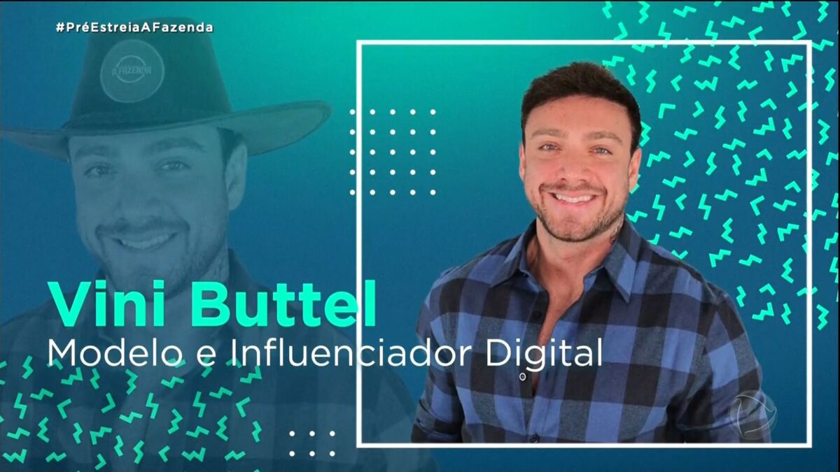 Vini Buttel participante de A Fazenda 14