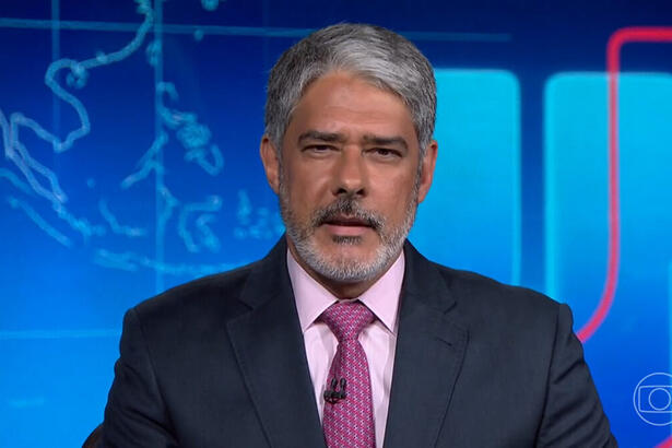 William Bonner em trecho do Jornal Nacional