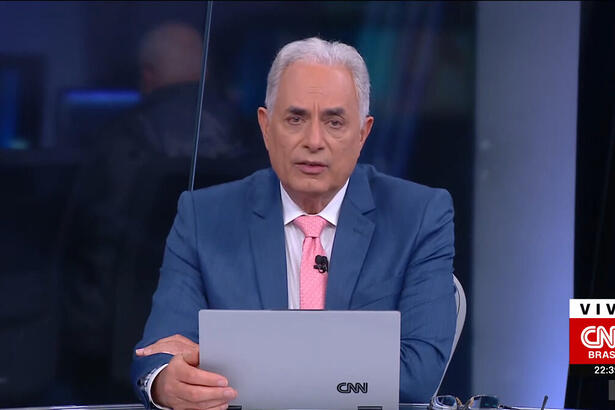 William Waack nos estúdios da CNN Brasil