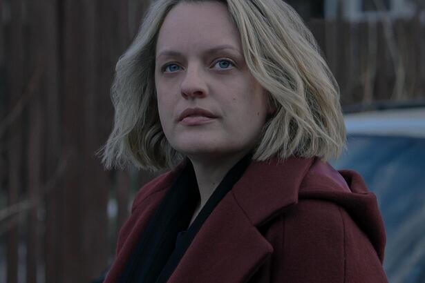 Elisabeth Moss em cena de 'The Handmaid’s Tale'