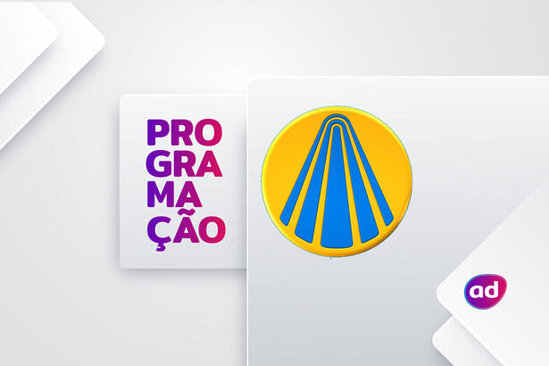 Arte de divulgação da programação da TV Aparecida