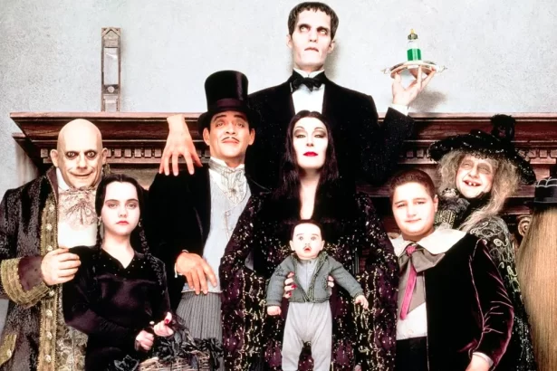 Trecho do filme A Família Addams, exibido pela TV Globo no Supercine