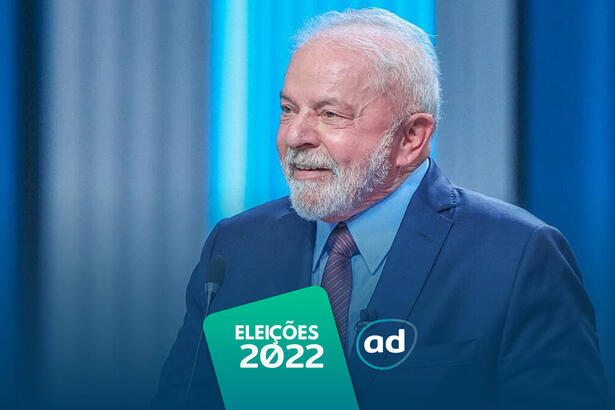 Lula em trecho de sua participação no debate da TV Globo