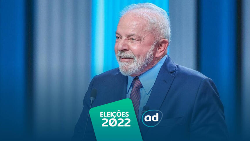 Lula em trecho de sua participação no debate da TV Globo