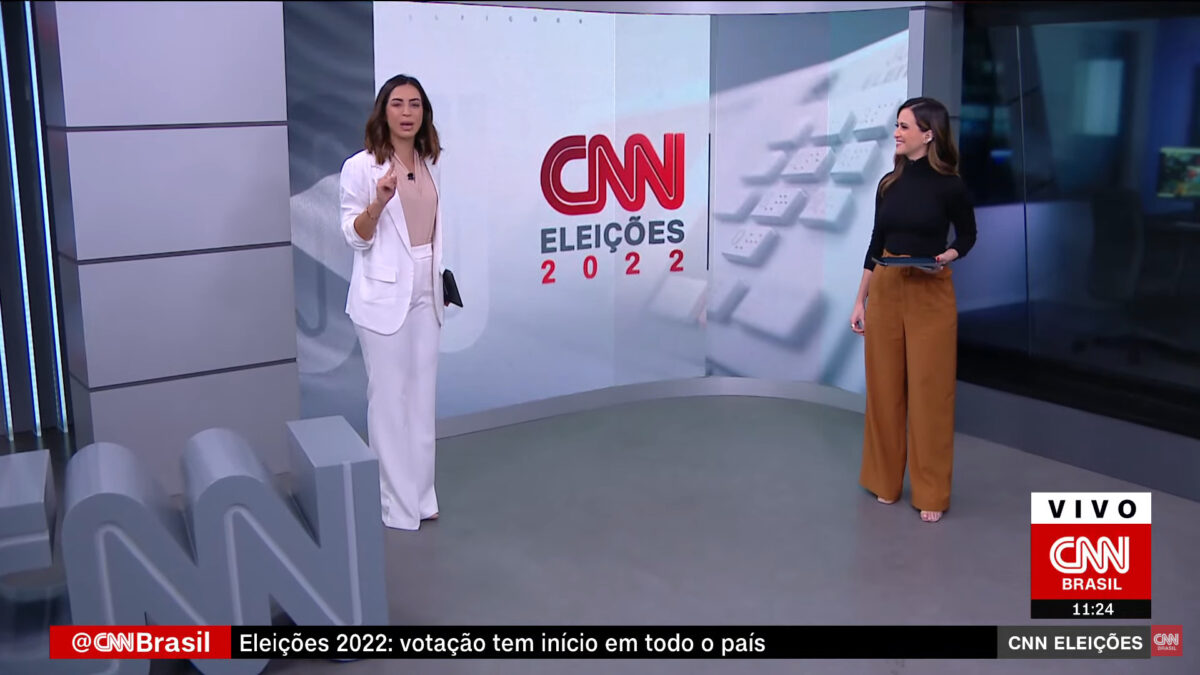 Cnn Brasil Repagina Cenário Para As Eleições 2022 E Espalha Marca Pelo Estúdio 3711