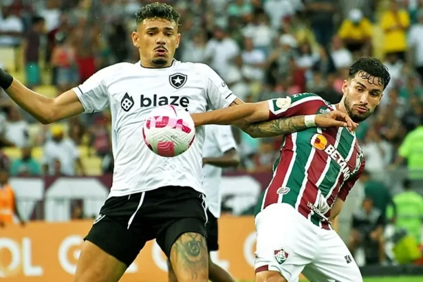 Trecho do jogo entre Fluminense e Botafogo pelo Brasileirão