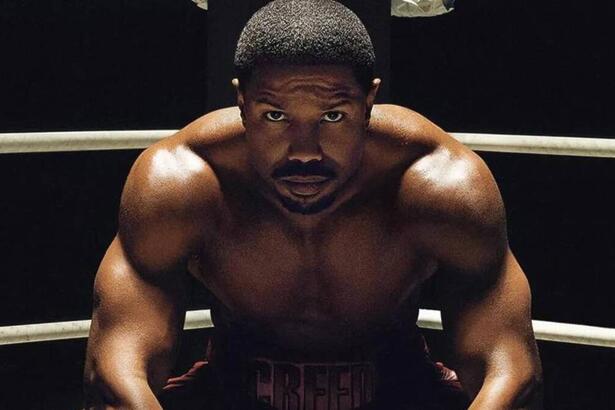 Michael B. Jordan em cena de Creed 3