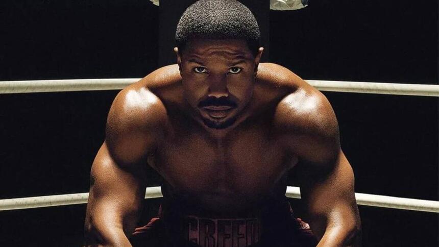 Michael B. Jordan em cena de Creed 3