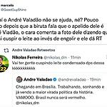 Print de comentário de usuário no twitter