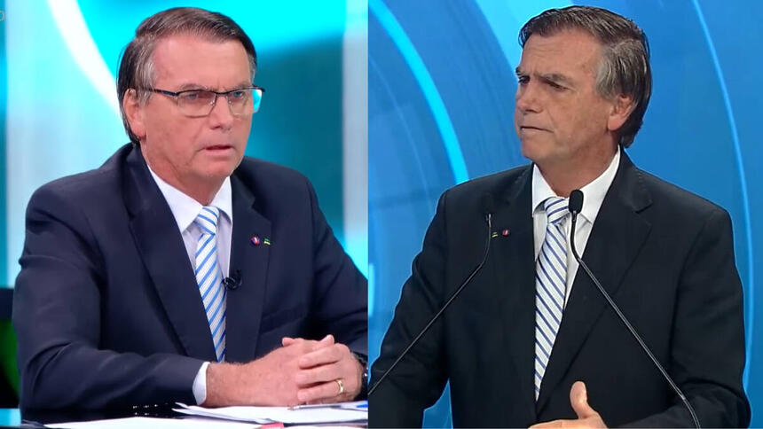 Trechos das sabatinas de Bolsonaro no SBT e Record TV