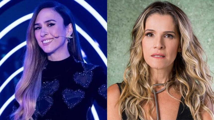 Tatá Werneck e Ingrid Guimarães em uma montagem