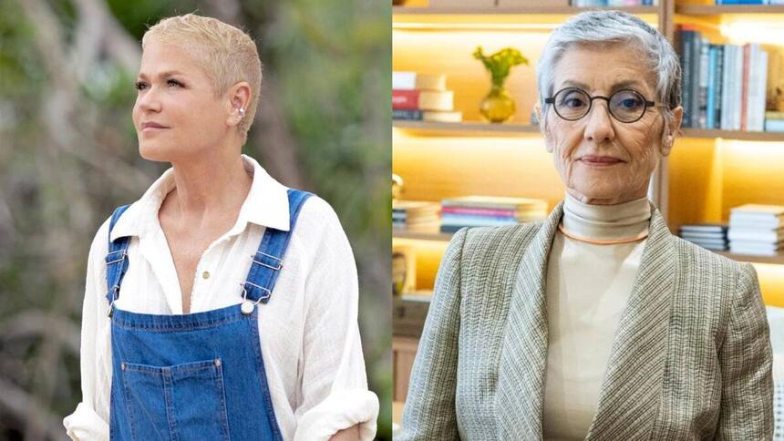 Xuxa Meneghel e Cássia Kis em uma montagem