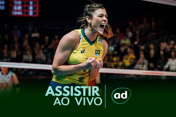 Arte de onde assistir Brasil x Sérvia pelo Mundial de Vôlei feminino