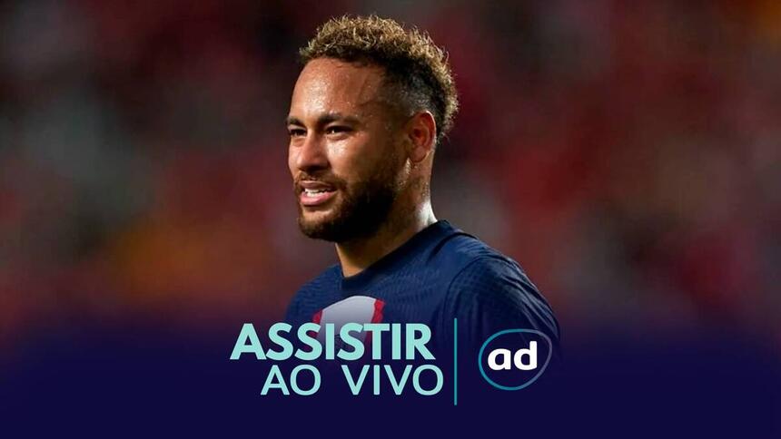 Neymar na arte do jogo onde assistir ao jogo do PSG na Liga dos Campeões