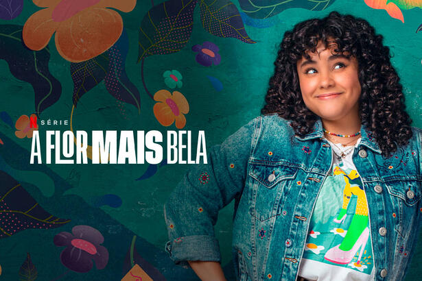 Capa de divulgação da série A Flor Mais Bela, da Netflix