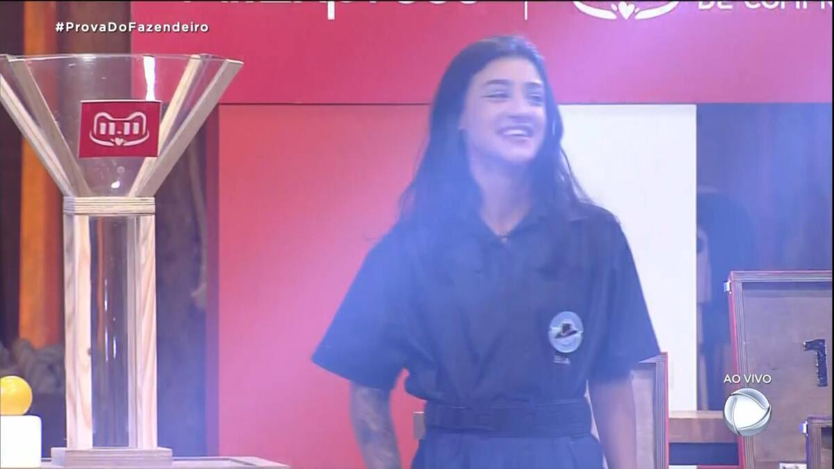 Bia comemorando a Prova do Fazendeiro