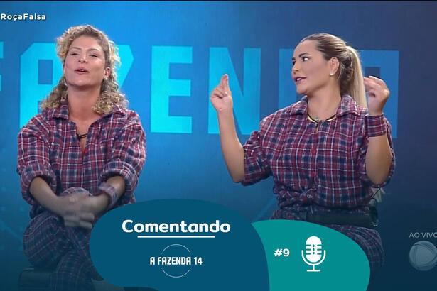 Bárbara Borges debocha de Deolane Bezerra na capa do podcast Comentando A Fazenda