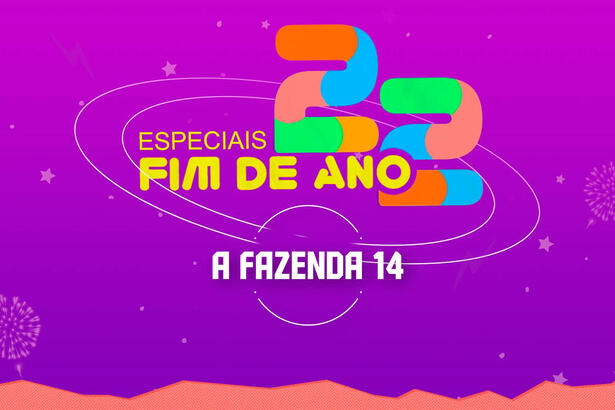 Logo do especial de Fim de Ano de A Fazenda 14 na Record TV