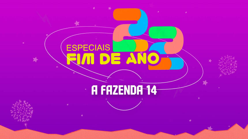 Logo do especial de Fim de Ano de A Fazenda 14 na Record TV