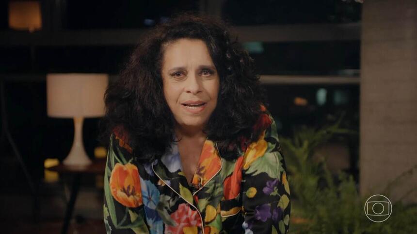 Gal Costa em trecho da entrevista para o Conversa com Bial