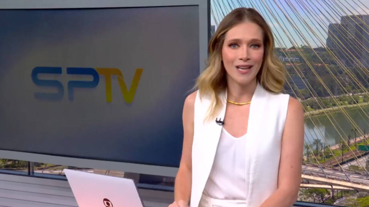 Natália Ariede estreia como apresentadora eventual do SPTV Natália Ariede estreia como apresentadora eventual do SPTV