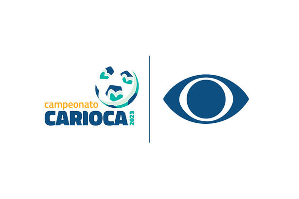 Imagem 1: Logo oficial do Campeonato Carioca; Imagem 2: Logo da Band