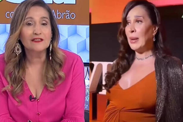 Sonia Abrão e Claudia Raia em uma montagem