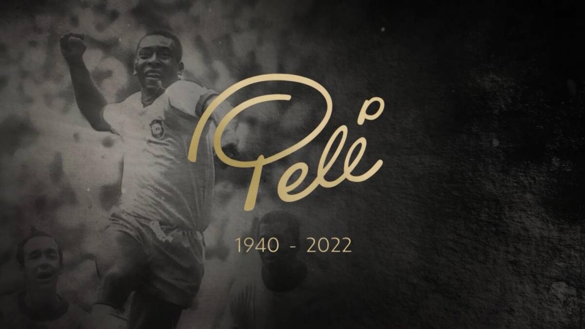 Logo especial da Globo com a assinatura de Pelé