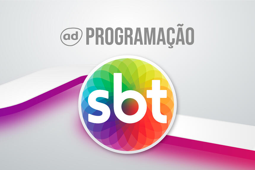 Arte de divulgação da programação do SBT