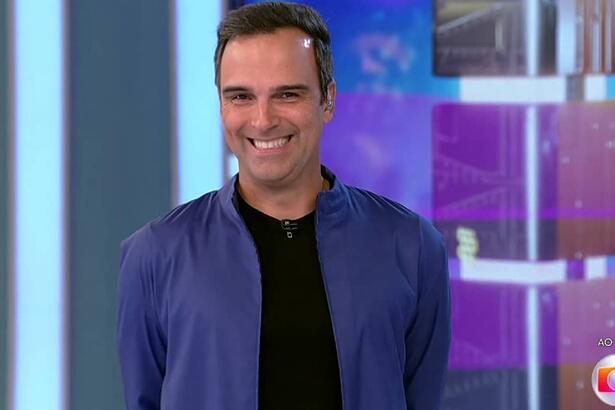 Tadeu Schmidt em trecho da estreia do BBB 23